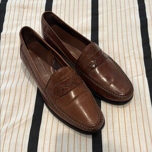 Brown Leather Loafers